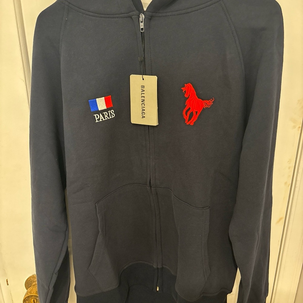 Balenciaga FW22 Polo Zip-Up Size M